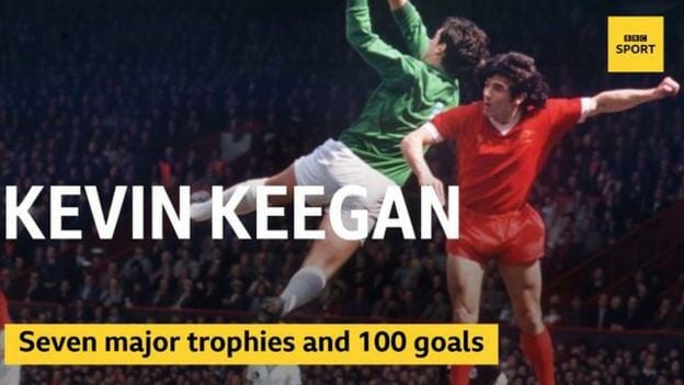 Kevin Keegan won seven major trophies and scored 100 goals when at Liverpool