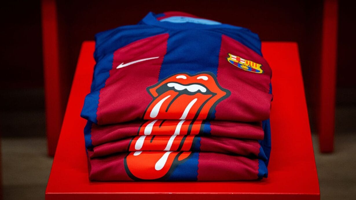 Barça to wear Rolling Stones 'Hot Lips' kit for Clásico vs. Real Madrid ...