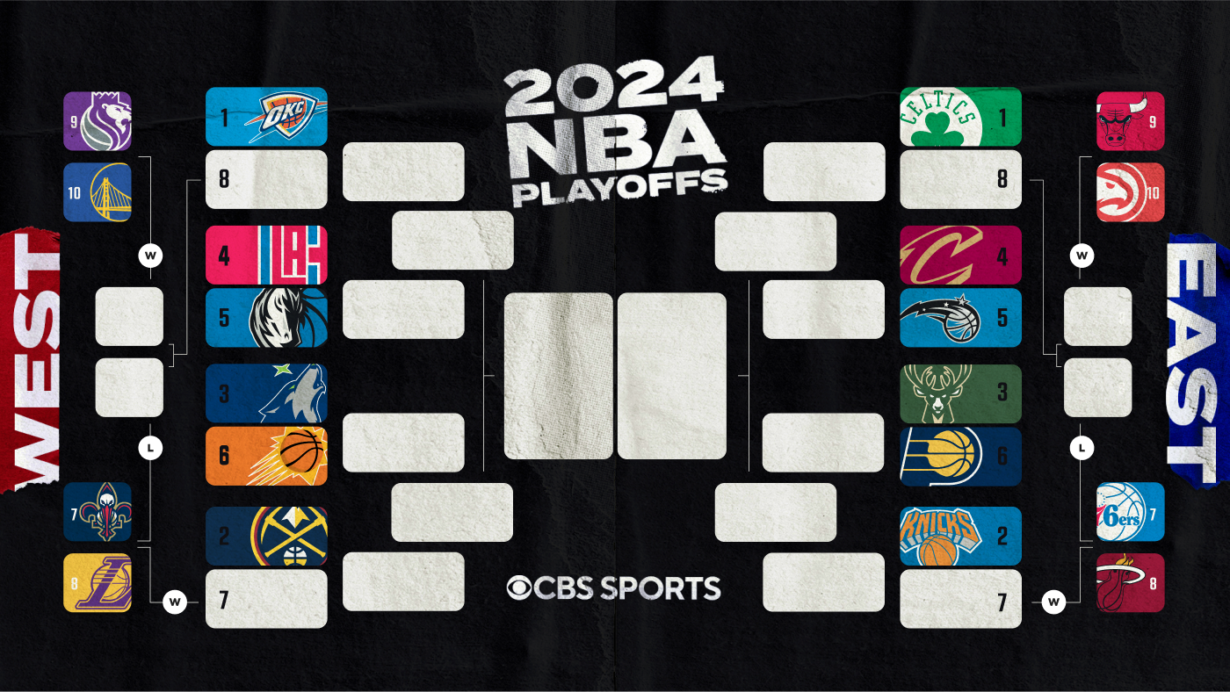 2024 NBA playoffs bracket: Postseason picture with matchups set for ...